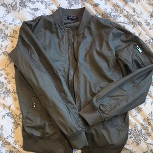 Buffalo Olive Green Bomber Jacket